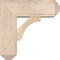 Ekena Millwork Imperial Craftsman Smooth Bracket w/ Offset Brace, Douglas Fir, 7 1/2"W x 20"D x 20"H BKT0806X20X20IMP04SDF - alternate 3